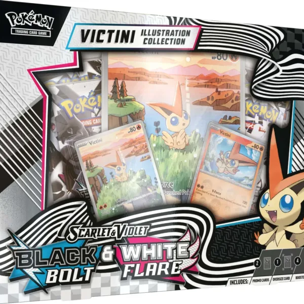 Pokémon Black Bolt & White Flare : Victini Illustration Collection box