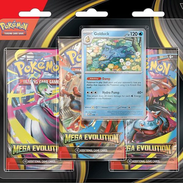Pokémon Mega Evolution: 3-pack Blister Golduck