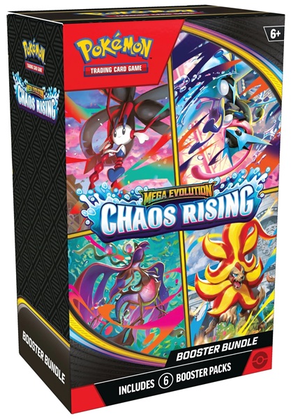 Pokémon Mega Evolution Chaos Rising : Booster Bundle